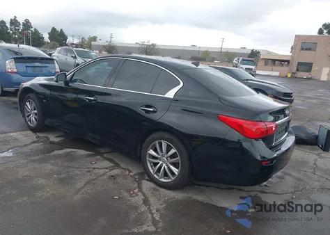 2015 Infiniti Q50 Premium из США, поврежденный, VIN JN1BV7AP1FM357447